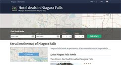 Desktop Screenshot of e-niagarafallshotels.com